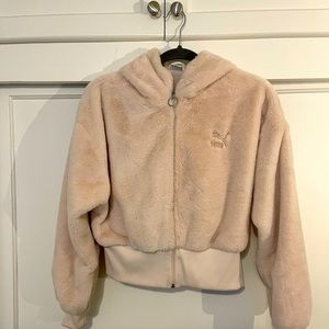 Beige Puma Jacket